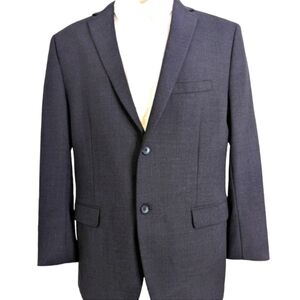 Theory Men's Virgin Wool Charcoal Gray Blazer...Size 44R